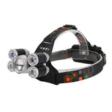 Maxbell Fishing Headlight Outdoor Sports Headlamp with Adjustable Headband Silver