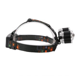 Maxbell Fishing Headlight Outdoor Sports Headlamp with Adjustable Headband Silver