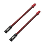 Maxbell 2x Flexible Bike V Brake Noodle Caliper Elbow Inner Tube Bicke Brake Red