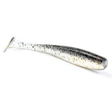 Maxbell 12pcs Soft Fishing Lures Set Paddle Tail Worm Baits Shad Minnow Swimbaits F