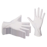 Maxbell 50pcs/Box Disposable Clear Gloves Food Salon Beauty Safe Catering Gloves M