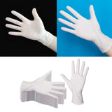 Maxbell 50pcs/Box Disposable Clear Gloves Food Salon Beauty Safe Catering Gloves M