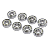 Maxbell 8pcs Frictionless Abec 7 Skateboard Roller Skate Bearings Replacement Roller