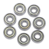 Maxbell 8pcs Frictionless Abec 7 Skateboard Roller Skate Bearings Replacement Roller