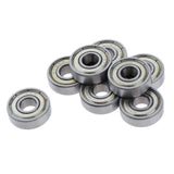 Maxbell 8pcs Frictionless Abec 7 Skateboard Roller Skate Bearings Replacement Roller