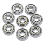 Maxbell 8pcs Frictionless Abec 7 Skateboard Roller Skate Bearings Replacement Roller