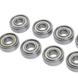 Maxbell 8pcs Frictionless Abec 7 Skateboard Roller Skate Bearings Replacement Roller