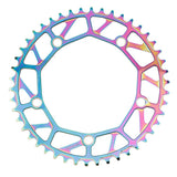 Maxbell 130BCD Folding Bike Chainring Narrow Wide Anti-Drop Chain Ring Colorful 46T