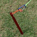 Maxbell 18cm Stakes Camping Tent Canopy Awning Pegs for Camping Hiking Red