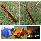 Maxbell 18cm Stakes Camping Tent Canopy Awning Pegs for Camping Hiking Red