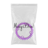 Maxbell 104BCD Round Narrow Wide 30-38T Chainring MTB Bike Chain Wheel Purple 36T