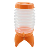 Maxbell Collapsible Water Container 5.5L Camping Hiking Travel Carrier Tap  Orange