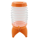 Maxbell Collapsible Water Container 5.5L Camping Hiking Travel Carrier Tap  Orange