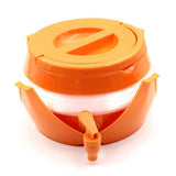 Maxbell Collapsible Water Container 5.5L Camping Hiking Travel Carrier Tap  Orange