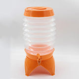 Maxbell Collapsible Water Container 5.5L Camping Hiking Travel Carrier Tap  Orange
