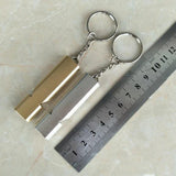 Maxbell 2pcs Emergency Survival Whistle Marine Safety Outdoor Camping Boating Silver