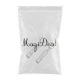 Maxbell 2pcs Emergency Survival Whistle Marine Safety Outdoor Camping Boating Silver