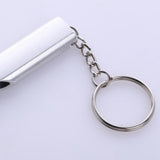 Maxbell 2pcs Emergency Survival Whistle Marine Safety Outdoor Camping Boating Silver