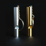 Maxbell 2pcs Emergency Survival Whistle Marine Safety Outdoor Camping Boating Silver