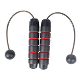 Maxbell Fintess Ropeless Jump Rope Cordless Skipping Rope Home Gym Red