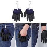 Maxbell Right/Left Fishing Gloves w/ Magnet Hooks Puncture Resistant  Left Hand