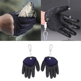 Maxbell Right/Left Fishing Gloves w/ Magnet Hooks Puncture Resistant  Left Hand
