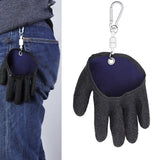 Maxbell Right/Left Fishing Gloves w/ Magnet Hooks Puncture Resistant  Left Hand