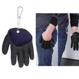 Maxbell Right/Left Fishing Gloves w/ Magnet Hooks Puncture Resistant  Left Hand