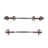 Maxbell 1'' Dumbbell Extension Bar Rod Connector Barbell Extender Coupler 30cm