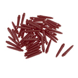 Maxbell 50x Dart Shafts 2BA Darts Accessories with Protection Rings 27mm Red