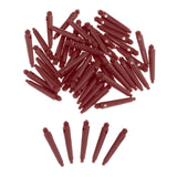 Maxbell 50x Dart Shafts 2BA Darts Accessories with Protection Rings 27mm Red