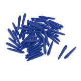 Maxbell 50x Dart Shafts 2BA Darts Accessories with Protection Rings 27mm Blue