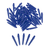 Maxbell 50x Dart Shafts 2BA Darts Accessories with Protection Rings 27mm Blue