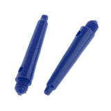 Maxbell 50x Dart Shafts 2BA Darts Accessories with Protection Rings 27mm Blue