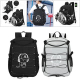 Skates Backpack Patines Carrier] Stylish College Doctor Work Bag Gray