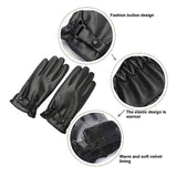 Waterproof Winter Gloves Driving Running Touch Screen Warm Gloves Black