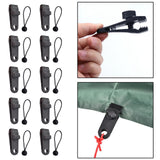 Maxbell Durable Tarp Clip Car Awnings Tie Downs Ball Cord Buckle Clip Ball Cords