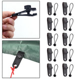 Maxbell Durable Tarp Clip Car Awnings Tie Downs Ball Cord Buckle Clip Ball Cords