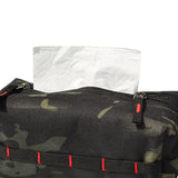 Portable Tissue Paper Holder Cloth Rectangle Napkin Holder Car Accessories black camouflage