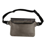 PVC Waterproof Waist Bag Phone Dry Bag for Rafting Boating Fishing Gray