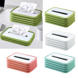 Maxbell Creative Facial Tissue Box Holder Cover Folding Dispenser for Car Green