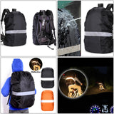 Maxbell Waterproof Dust Rain Cover Travel Hiking Backpack Camping Rucksack Bag black 80L