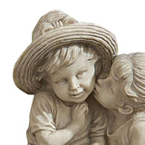 Maxbell Garden Statue Decoration Boys and Girls Sculptures Crafts Ornament 15x10x4cm