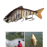 Maxbell 4" Multi Jointed Fishing Lures Wobblers Swimbait Hard Bait Crankbait C