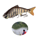 Maxbell 4" Multi Jointed Fishing Lures Wobblers Swimbait Hard Bait Crankbait C