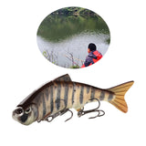 Maxbell 4" Multi Jointed Fishing Lures Wobblers Swimbait Hard Bait Crankbait C