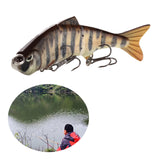 Maxbell 4" Multi Jointed Fishing Lures Wobblers Swimbait Hard Bait Crankbait C