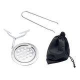 Maxbell Camping Gas Stove Picnic BBQ Charcoal Shisha Coal Burner for Flat Canister