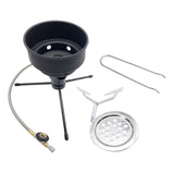 Maxbell Camping Gas Stove Picnic BBQ Charcoal Shisha Coal Burner for Flat Canister