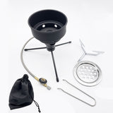 Maxbell Camping Gas Stove Picnic BBQ Charcoal Shisha Coal Burner for Flat Canister